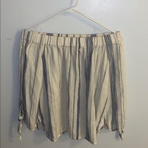 cotton over the shoulder top